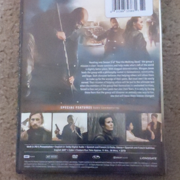 Fear The Walking Dead Season 5 DVD Video - Picture 2 of 3